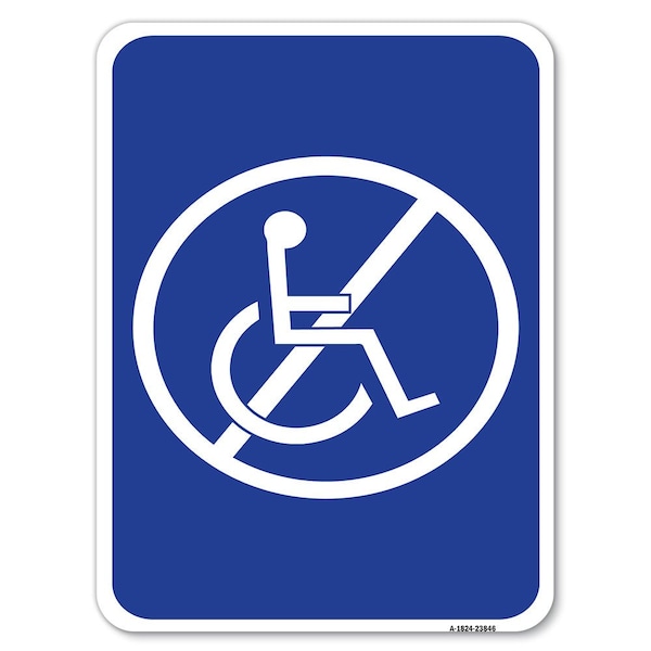 Safety Sign, 18 in Height, Aluminum, 24 in Length, 23846